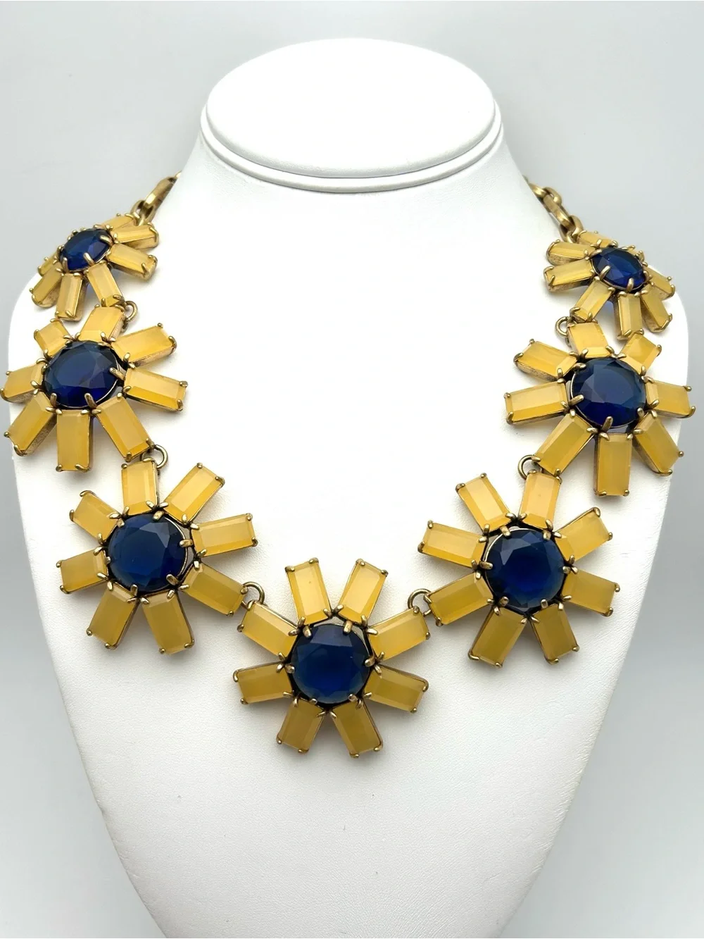 J. Crew Daisy Flower Necklace